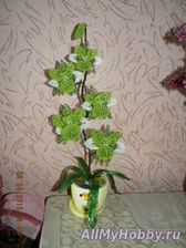 Орхидея из бисера (второй вариант)